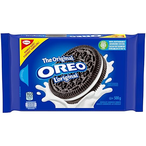 Oreo Original Sandwich Cookies, 500g17.6oz, (importado de Canadá)