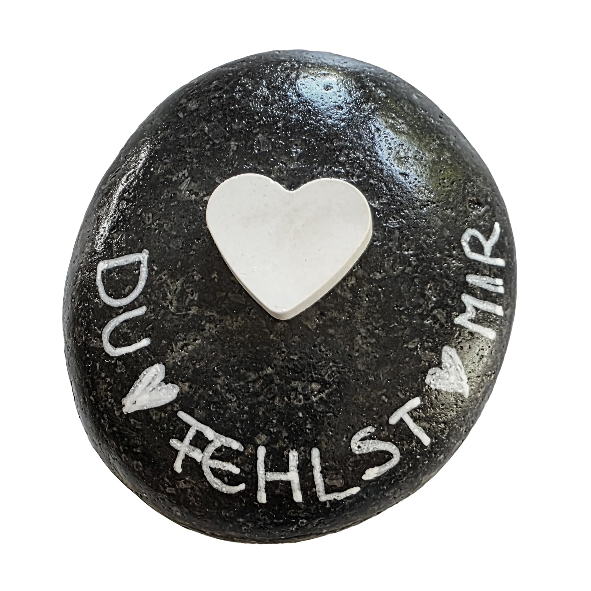 Piedra conmemorativa con emotivo mensaje en alemán para decoración de tumbas y recuerdo eterno