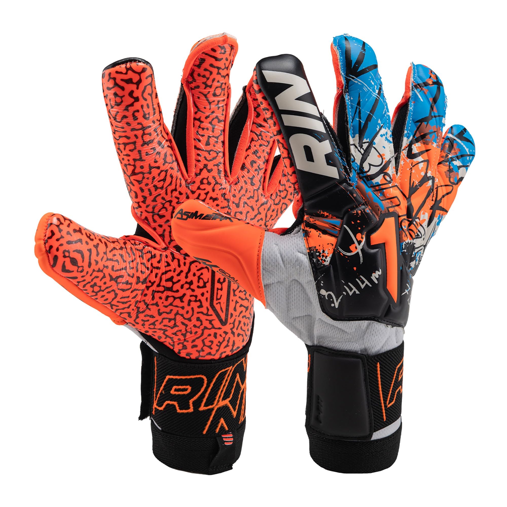 Rinat Asimetrik SGR Junior Unisex Goalkeeper Gloves B/N Size 5