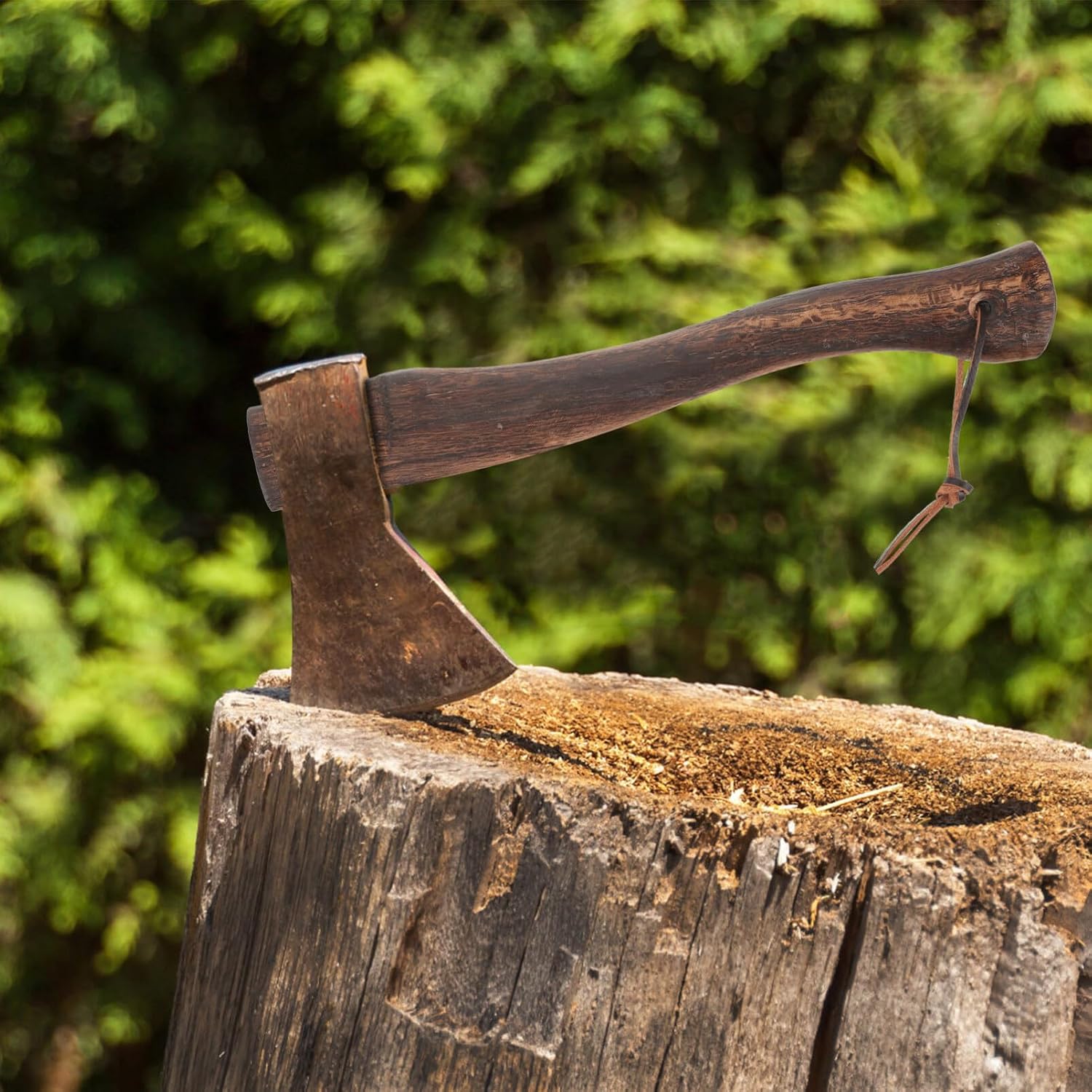 Toddmomy Mini Axe Handle Replacement 13.38 Inch Wooden Hatchet Handle Durable Wood Tool for Camping Outdoor Use