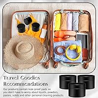 Vista 60 de 6 Pack 6oz Plastic Jars Containers with Lids Wide-mouth Refillable Leakproof Reusable Round Empty Jars for Travel Cosmetic Dry Food Spice Candy Clear