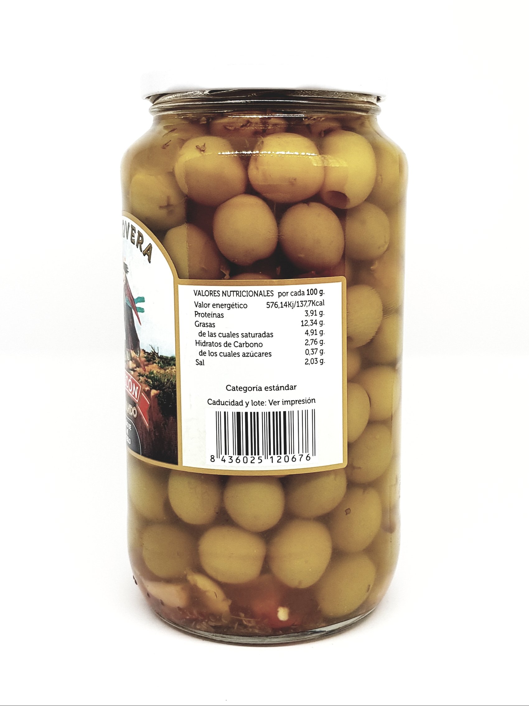 2 X 450 gr ACEITUNAS MANZANILLA DESHUESADAS ALIÑO DE MI PUEBLO - CHICON