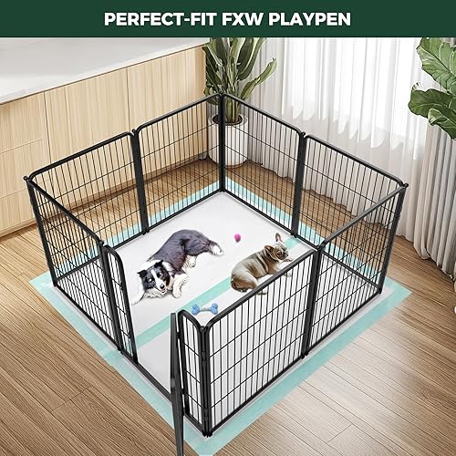 Miniatura 6 de FXW Almohadillas XXL para orina de cachorros de 60 x 33.5 pulgadas, 20 unidades, 5 capas súper absorbentes y a prueba de fugas, almohadilla de