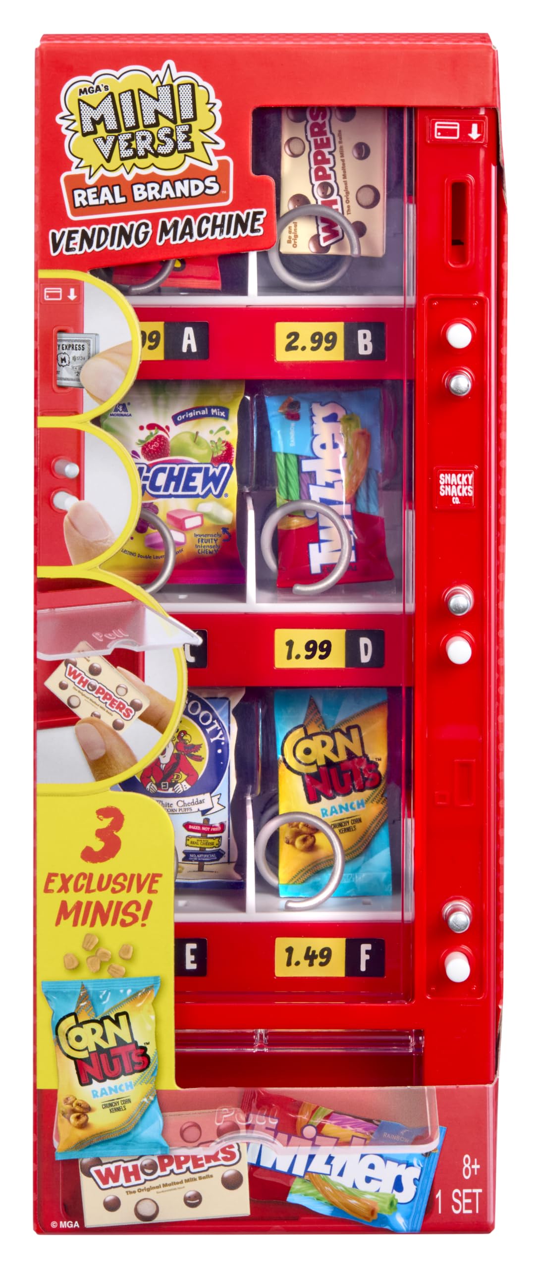 MGA's ミニバース　リアルブランズ　自販機 Amazon.co.jp: MGAのミニバース リアルブランド自動販売機 (レッド