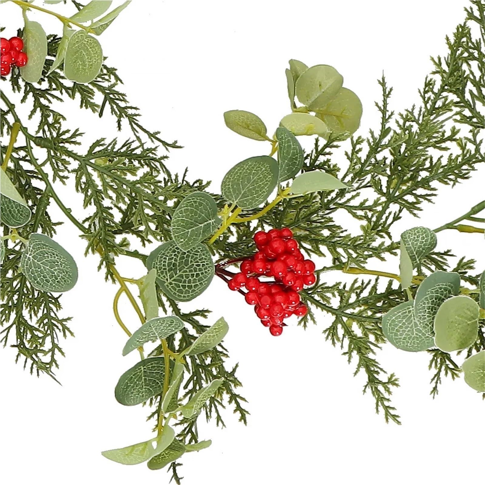 Guirlande de Fleurs artificielles, Guirlande décorative de 2 m, Plantes artificielles décoratives, Ornement de cheminée de Jardin de Mariage for la décoration(Style C)