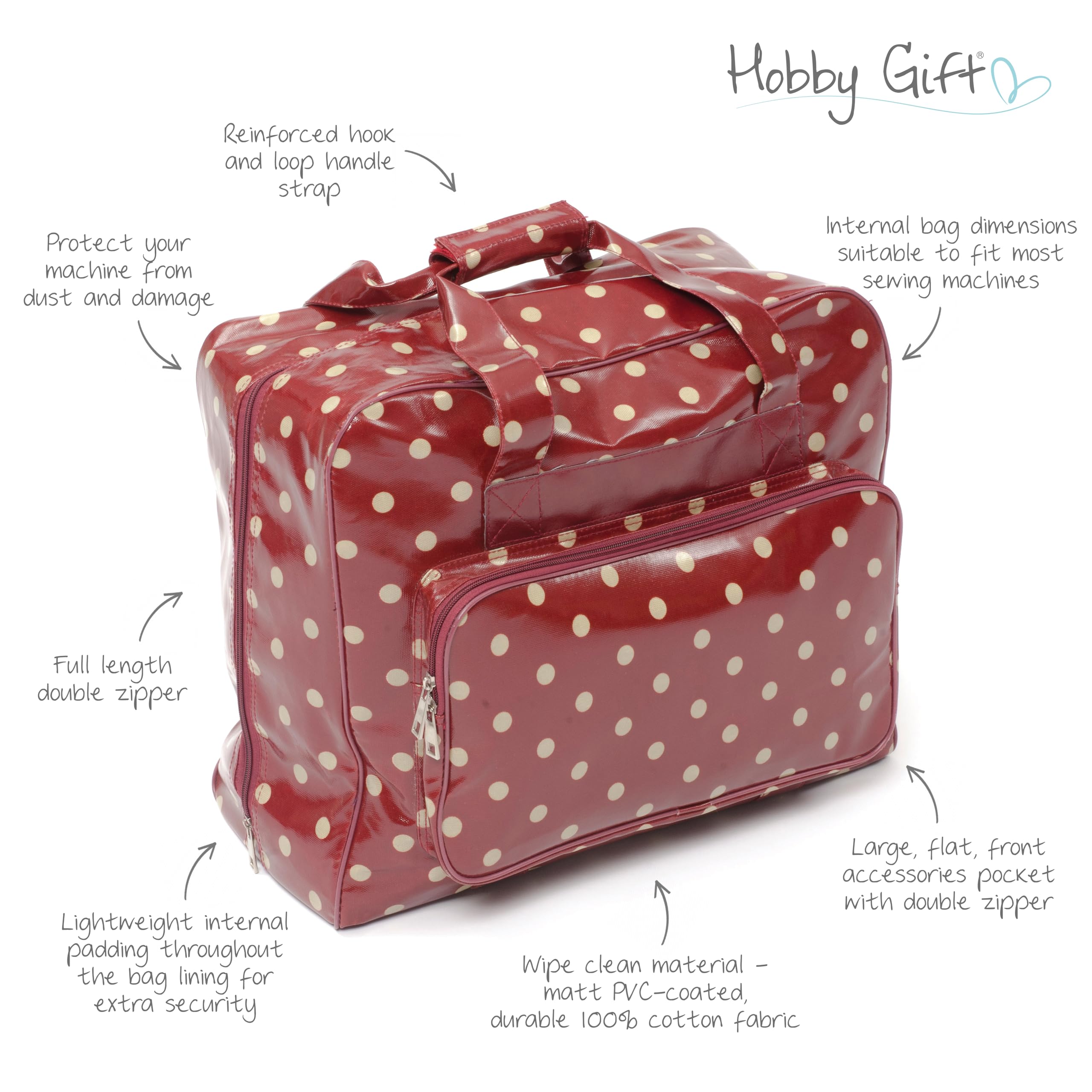Hobby Gift Bolsa de Almacenamiento y Viaje para máquina de Coser de PVC