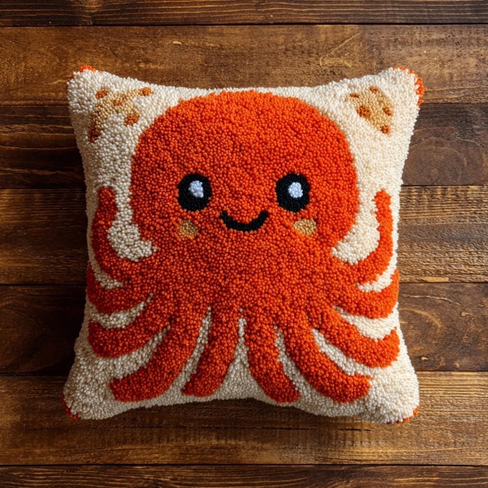 AxiangziK DIY Latch Hook Pillow Kit,Octopus