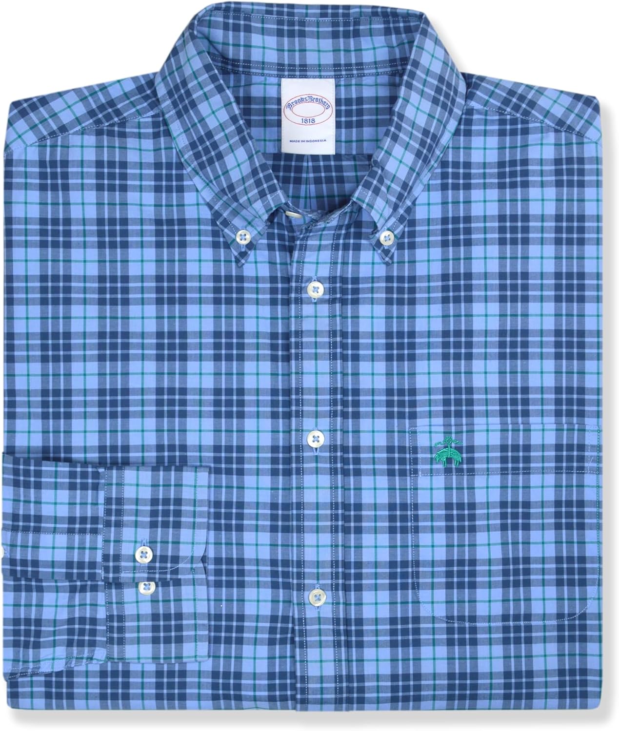 Brooks Brothers Mens All Cotton Long Sleeve The Friday Shirt,