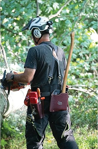 Miniatura 4 de Weaver Leather Kit de cinturón de leña - Cinturón de leña tirantes bolsa de hacha bolsa de cuña y bolsa de primeros auxilios - Cinturón ajustable