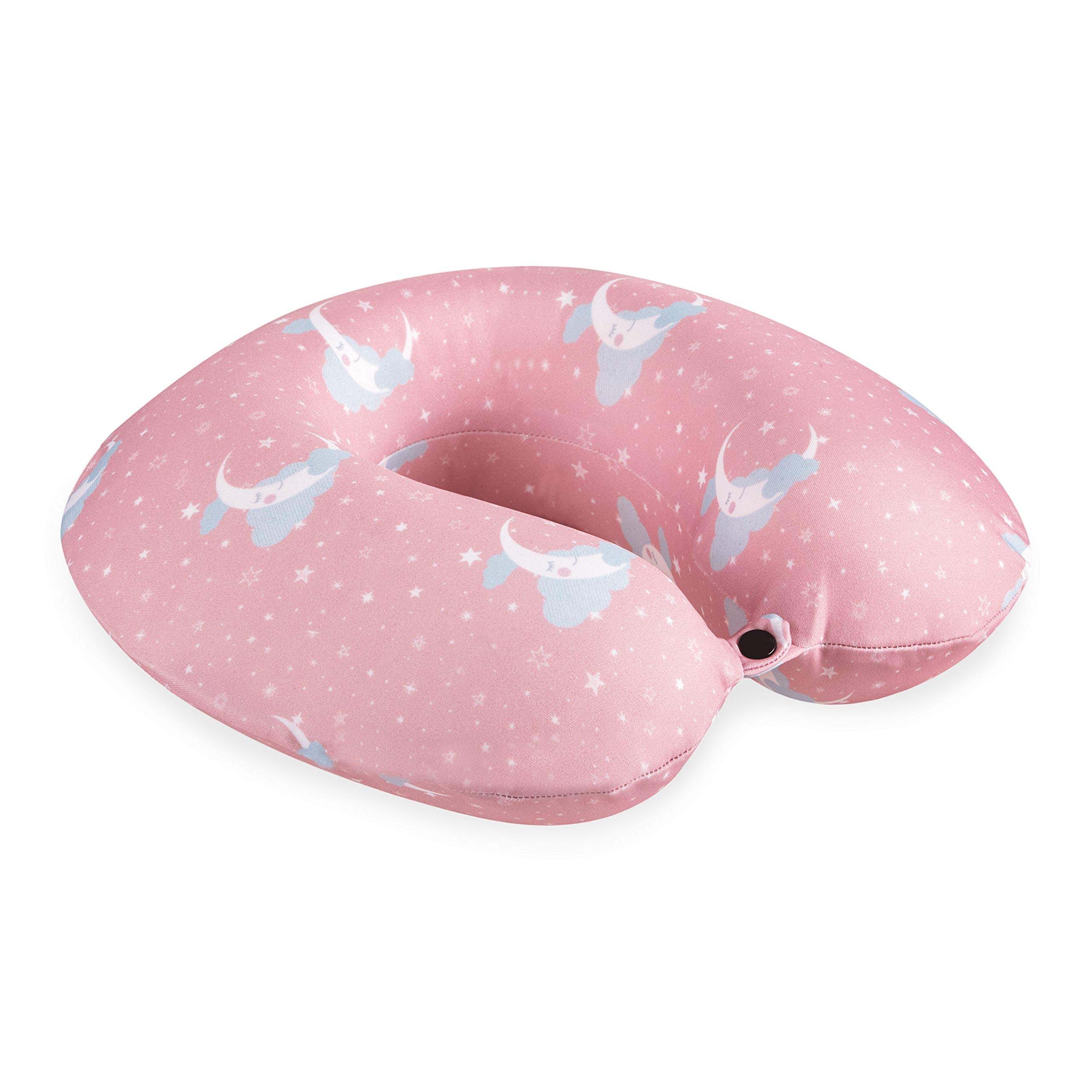 the white willow Memory Foam U Shaped Neck Rest Travel Pillow for Support Comes with Soft Velour Fabric for Air Travel, Long Flights, Bus, Train - 12" X 10" X 4", Pink-picture-36