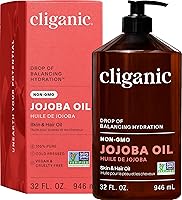 Vista 9 de Cliganic Aceite de Jojoba No GMO, a granel 16oz 100% Puro para Piel, Cabello y Rostro, Prensado en Frío, Natural, Sin Hexano - Relajante