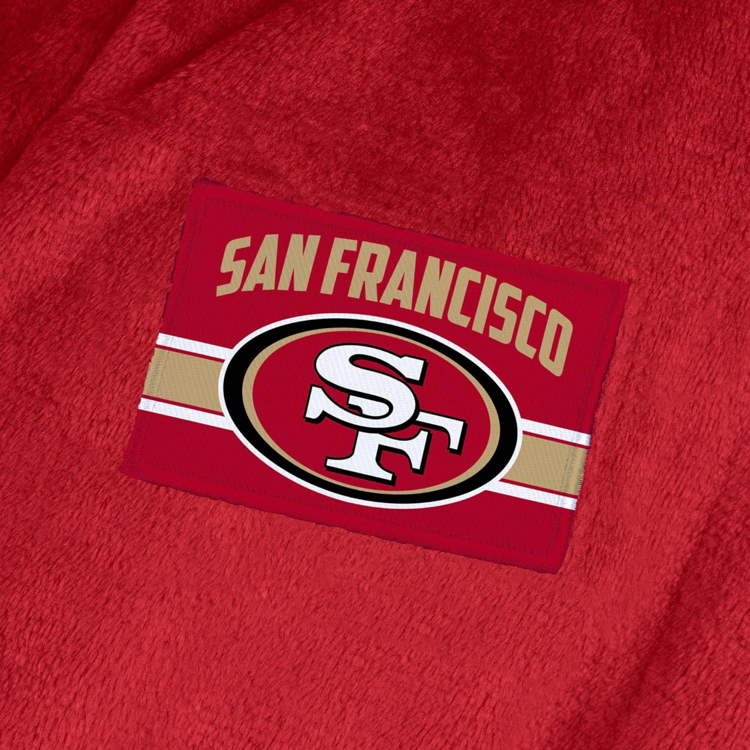 Northwest NFL San Francisco 49ers Silk Touch Bath Robe, Large/X-Large, Rollout Red - Image 4