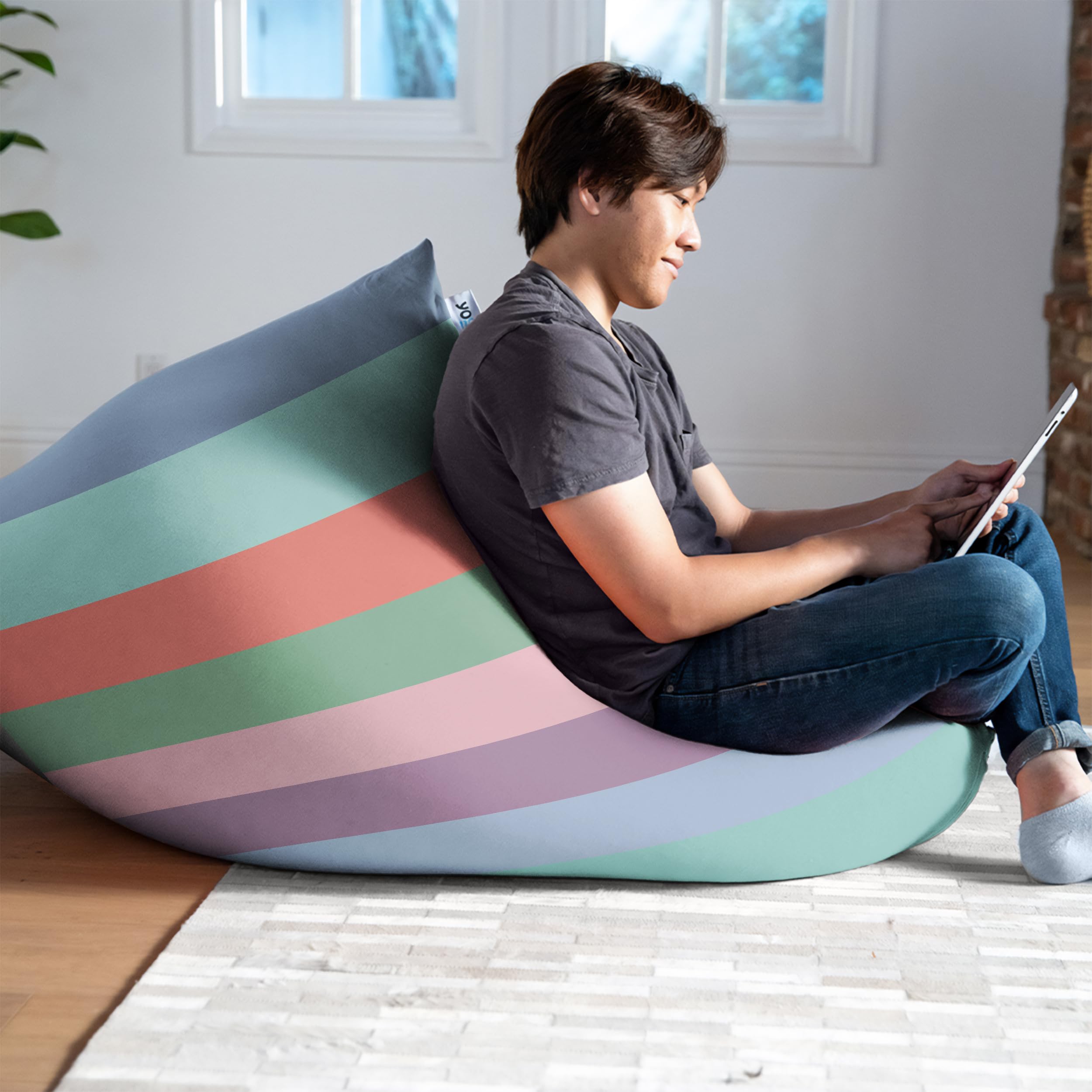 yogibo(midi～short) Amazon.com: Yogibo Short Bean Bag Lounger Chair for Adults