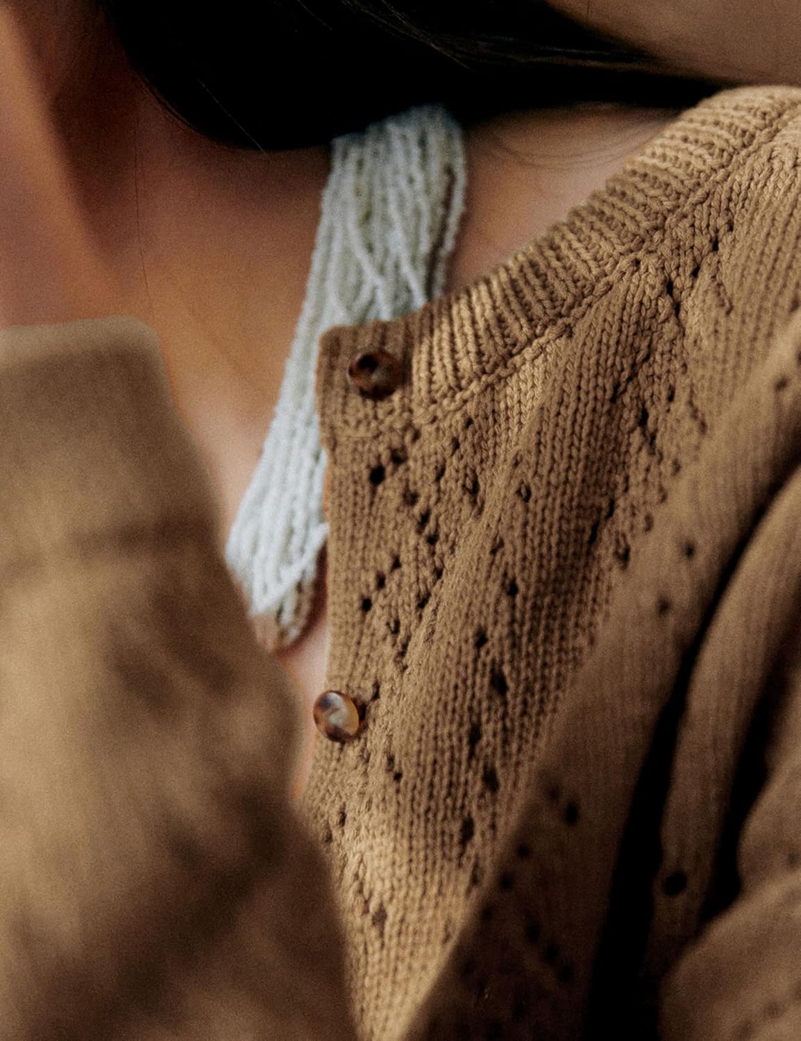 SKIKYAN Women's Fall Cardigan Sweaters Knit Button Down Long Sleeve Casual Knit Outerwear - Image 6