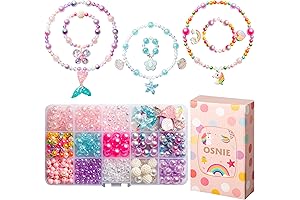 OSNIE Kids DIY Bead Jewelry Making Kit: Unleash Your Child's Creativity