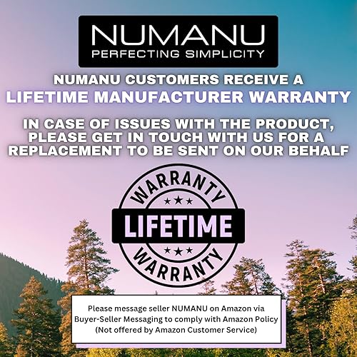 Miniatura 5 de NUMANU Paquete de 2 taburetes plegables, máximo de 400 libras, taburete plegable portátil ajustable de altura para adultos, asiento telescópico