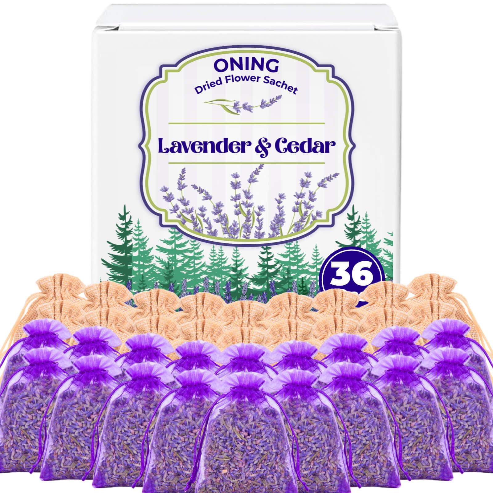 Moth Balls For Clothes 24-Pack Cedar \u0026 Lavender Sachets - Natural Closet  Fresheners For Drawers, Cars \u0026 Storage Drawer Closet Fresheners, image size:1600x1600