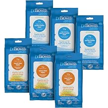 Dr. Browns Bottle, Pacifier and Baby Wipes, Naturally Cleaning, 40 Count, 3 Pack