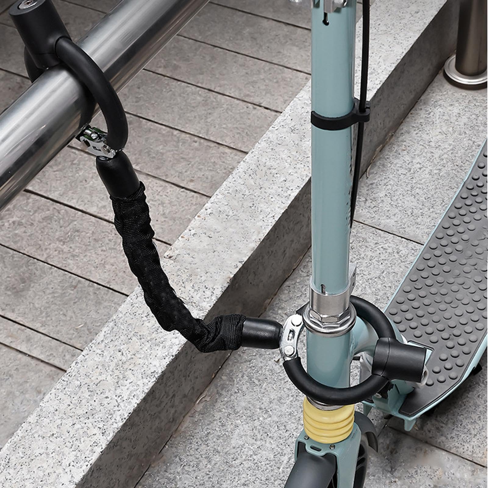 Catena Antifurto da Bicicletta Antifurto pesante | Lucchetto a catena per monopattino elettrico donne, uomini, adulti, pendolari quotidiani, uso interno, abitazione,
