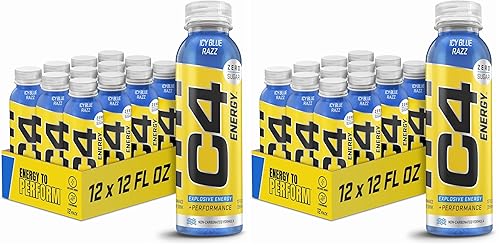 Cellucor C4 Energy Non-Carbonated Zero Sugar Energy Drink, Pre Workout