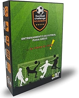 Entrenamiento de Fútbol para Niños en Forma de Juego | Mejora tu Técnica | Anota y Supera Tus Récords | Regalo 9 10 11 12 13 Años | 51 retos de técnica Individual | Entrena Jugando en casa
