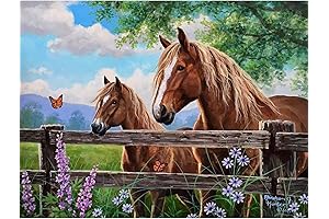 Horse Diamond Painting: Paint with Diamonds for Adults and Kids