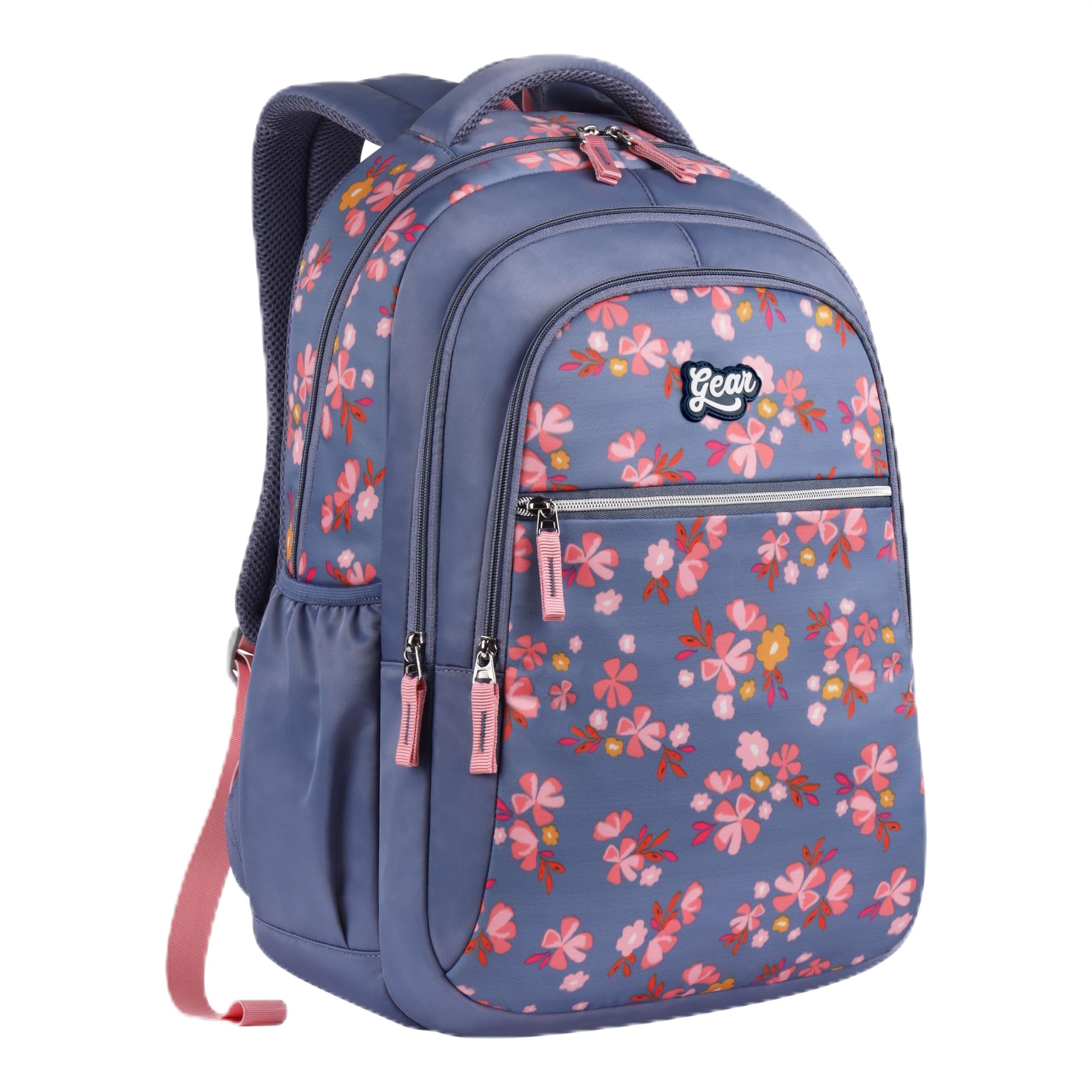 Gear Floral 38L Large Water Resistant School Bag