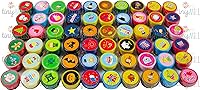Vista 3 de TINYMILLS 60 Pcs Holidays and Occasions Assorted Stampers for Kids 60 Different Stamper Designs Scrapbooking Craft Stampers Teacher Stampers