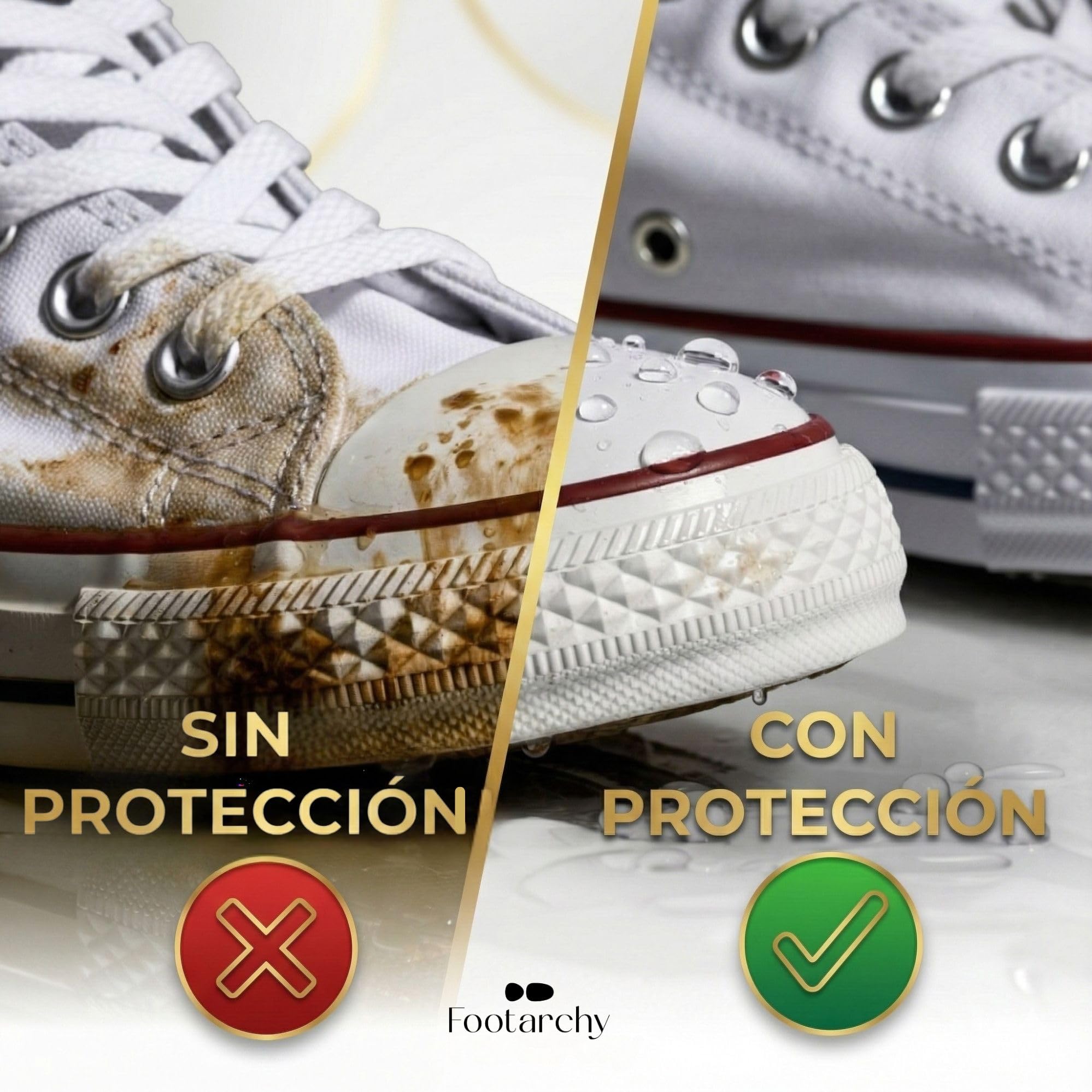 Spray Impermeabilizante para Textil y Calzado – Protector de Zapatillas y Botas – Antiagua y Antimanchas – Secado Rápido, Sin Marcas – Apto para Cuero, Lona y Ante (Gamuza), Mochilas y Fundas
