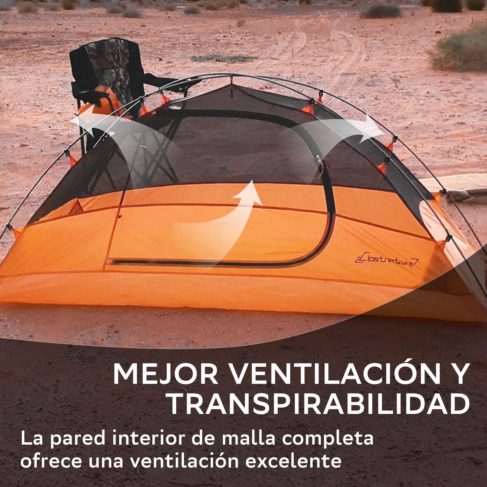 Clostnature Tienda de Campaña 1/2/3/4 Personas - Impermeable Ligero Acampar Tienda de Doble Capa, 3 Estaciones, Fácil de Instalar, Ideal para Senderismo, Camping y Actividades al Aire Libre