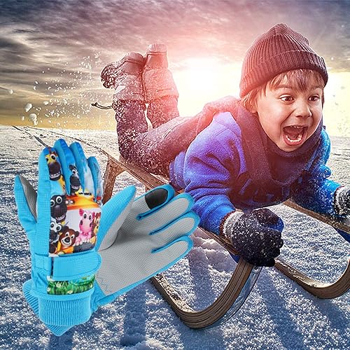 Miniatura 6 de Guantes de nieve para hombre y mujer, impermeables, para invierno, cálidos, para esquí, snowboard, guantes para mujer