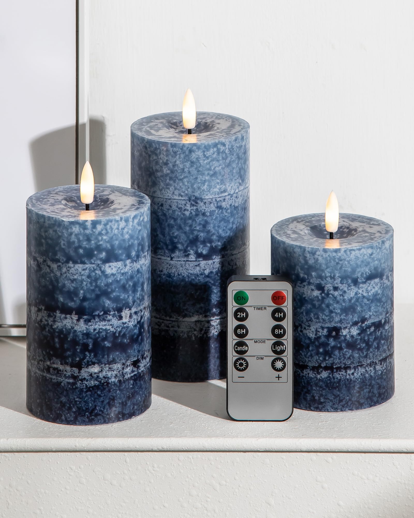 Stmarry Gradient Navy Blue Candles