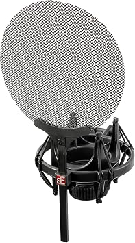 sE Electronics Isolation Pack with Integrated Metal Microphone Pop Filter & Microphone Shock Mount - Compatible with sE X1 Series or sE2200 Series Mics
