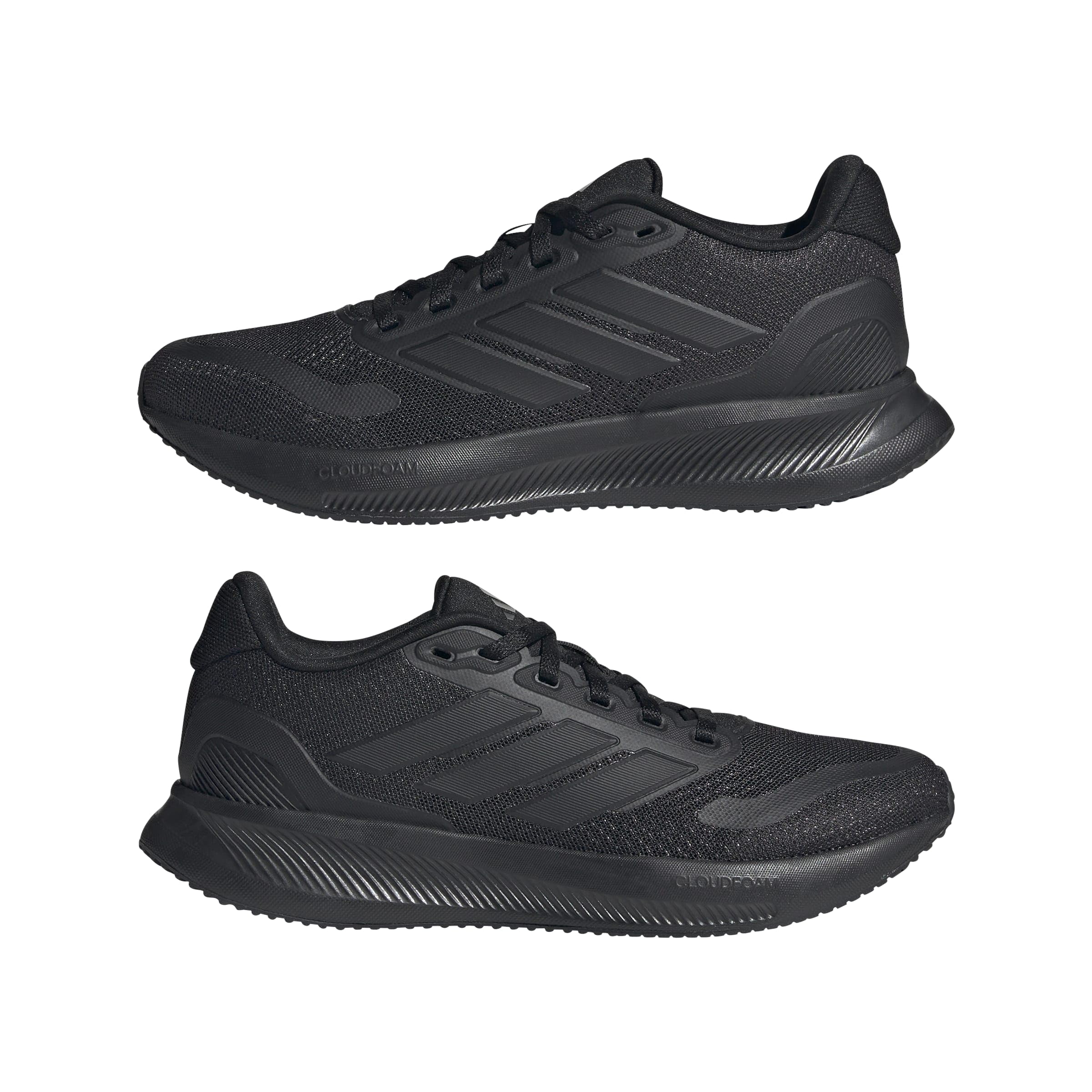 adidas Uniseks - dzieci RUNFALCON 5 SHOES JUNIOR, Core Black/Core Black/Core Black, 36 EU