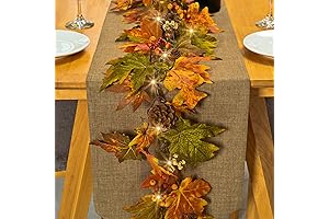 Artgar Fall Maple Leaf Garland 6ft