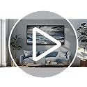 KELIYUAN Large Canvas Wall Art For Living Room Wall Decor For Bedroom Office Decorations Beach Wave Scenery Pictures Artwork For Modern Stretched and Framed Beach Posters Home Decoration 30"X60"