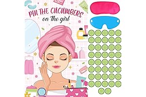 Hxezoc Pin The Cucumbers on the Girl Spa Party Game