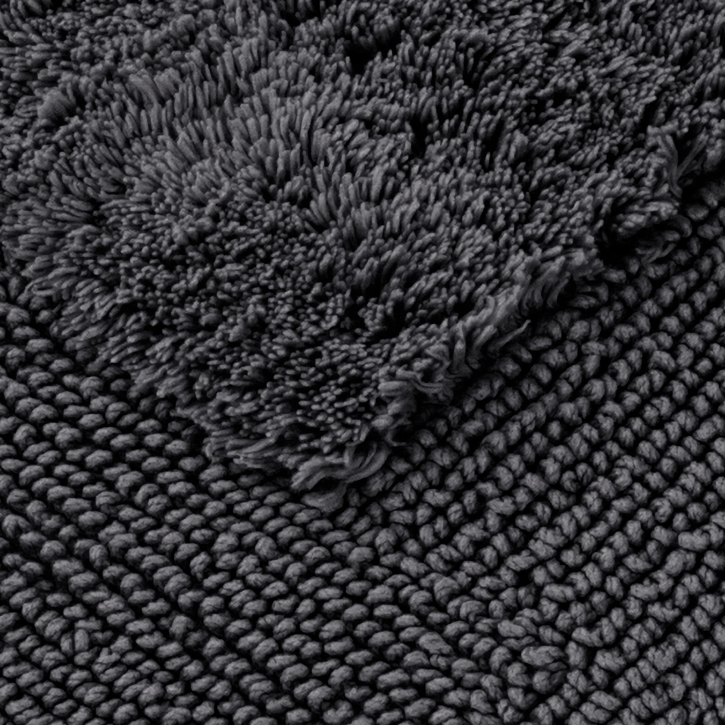 möve Loft tapis de bain touffeté 60 x 100 cm en 100% coton, graphite