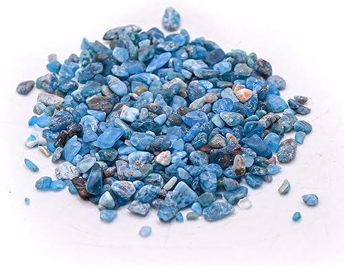 HQRP Piedras pequeñas de apatita azul intenso, 3.53 oz (3.5 onzas), piedras preciosas pulidas, piedras preciosas naturales brillantes, muestras