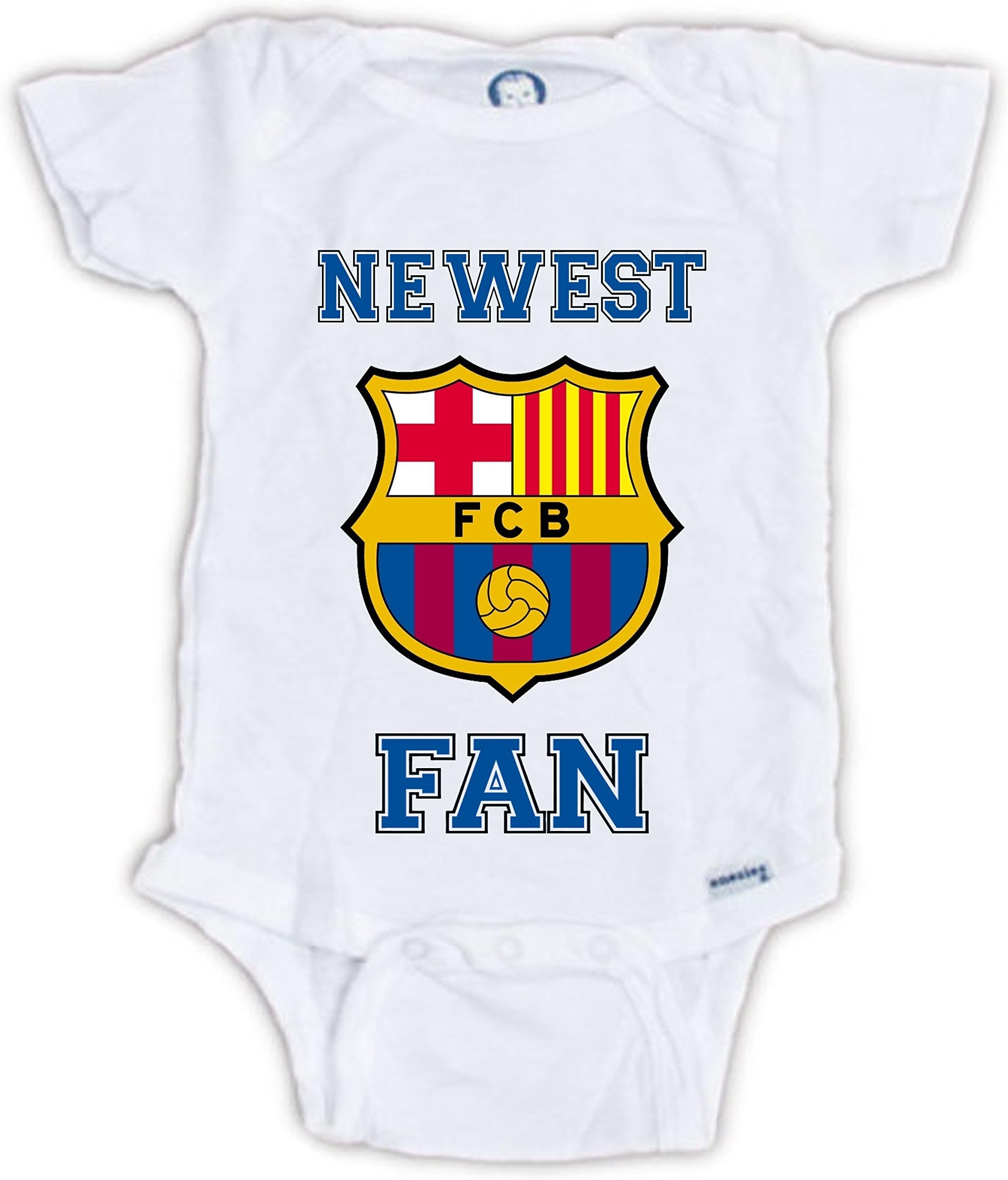 Juju Apparel Barcelona Fan Onesie, Barcelona Bodysuit