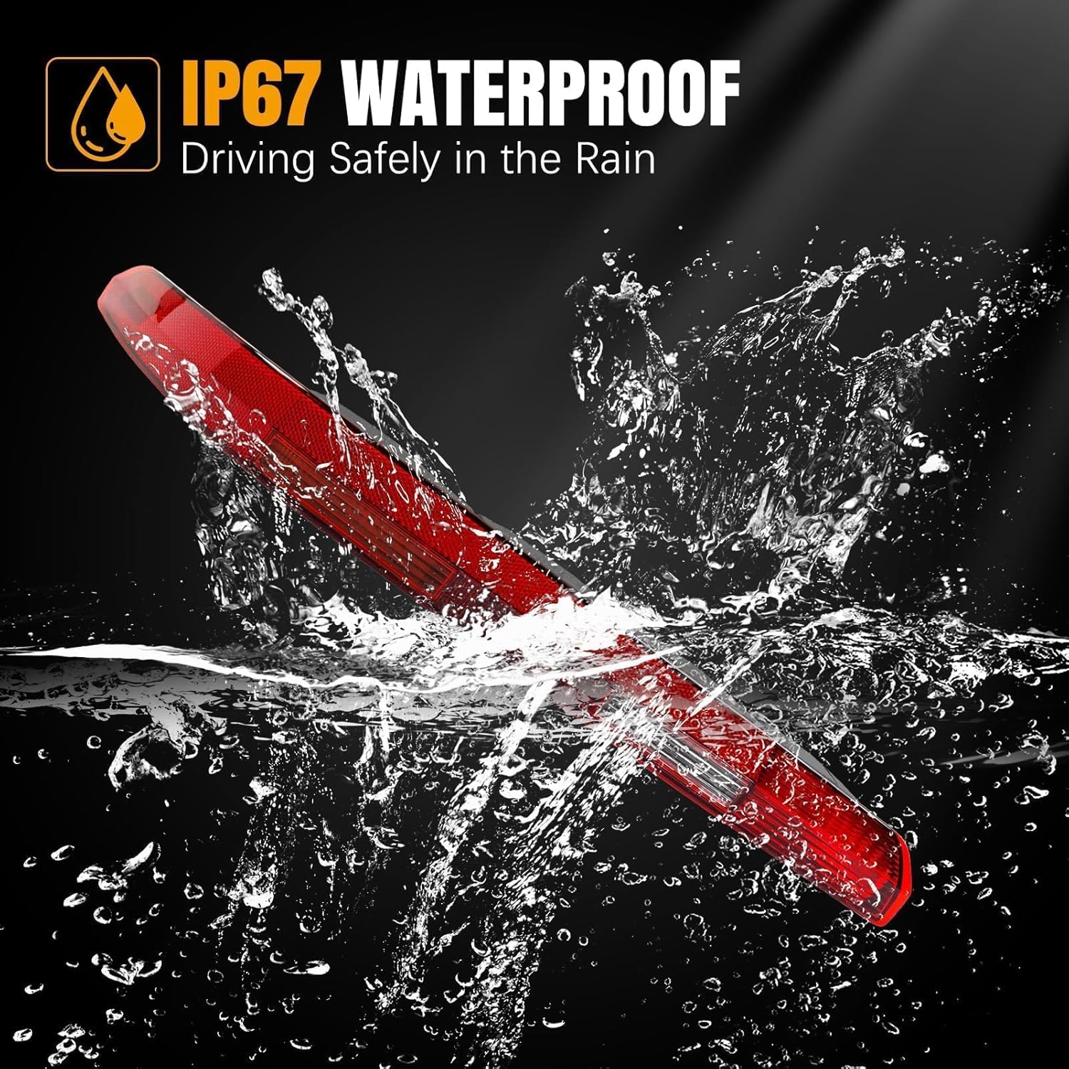 Right LED Inner Tail Light Replacement Compatible With Audi Q7 2016-2022, 4M0945096A, Factory Style Rear Brake Lamp Assembly Passenger Side, Clear & Red Lens, Bulb Type: LED - Image 7