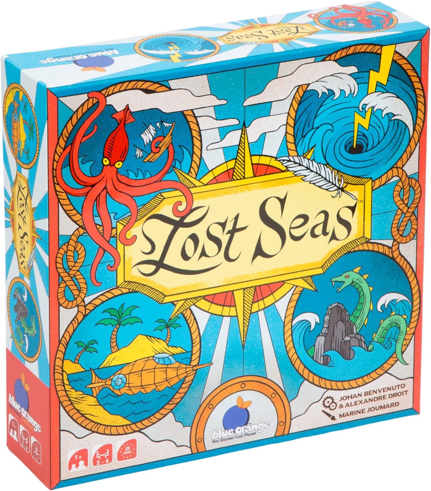 Blue Orange | Lost Seas | Board Game | Ages 7+ | 2-4 Players | 20 Minutes Playing Time