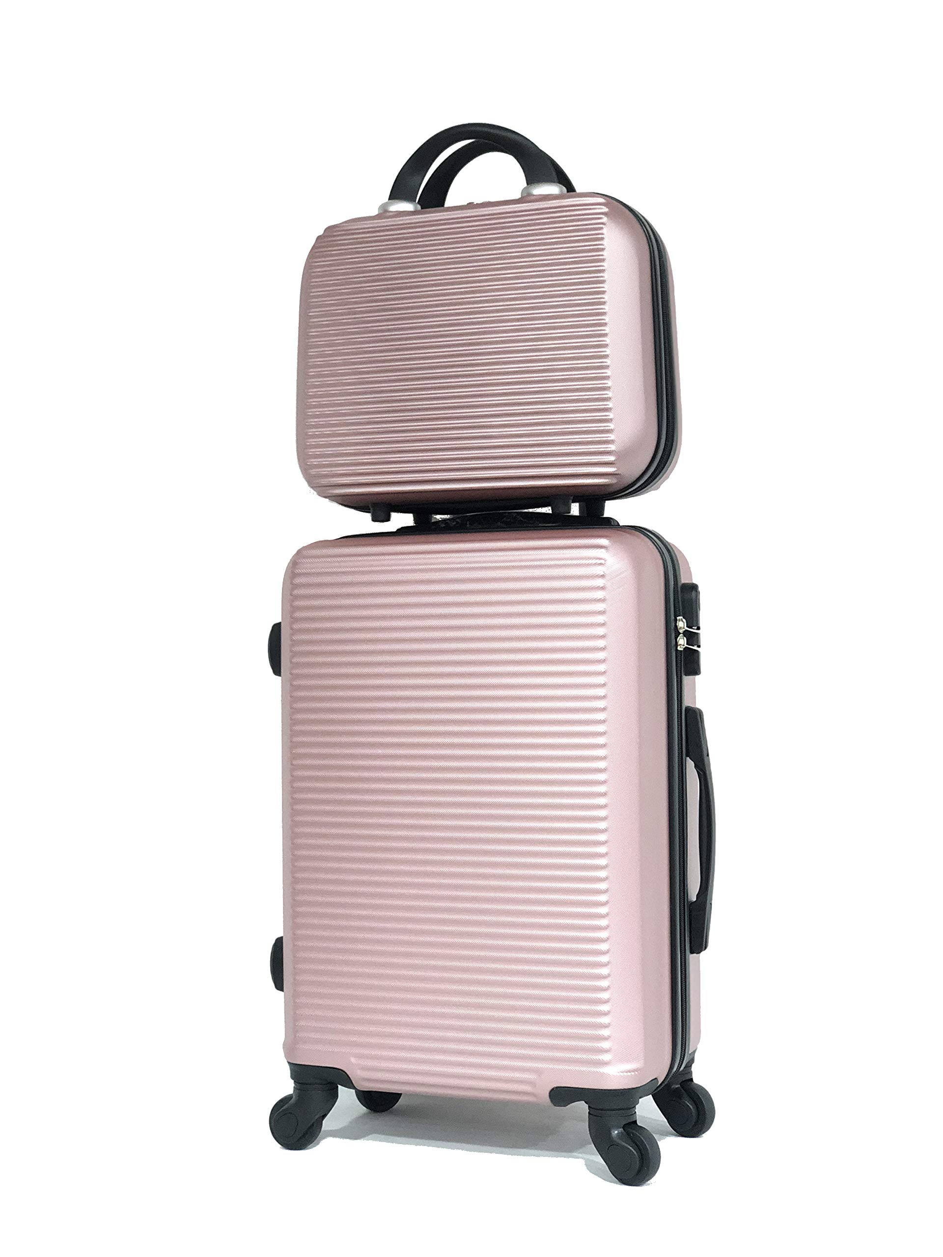 CELIMS ABS Valise Taille Cabine et Vanity Case