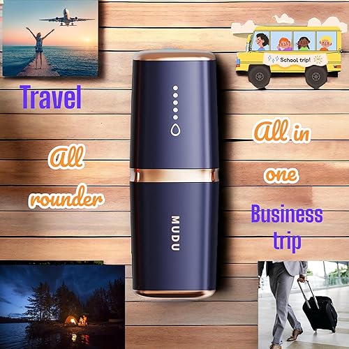 Miniatura 3 de Generic Caja organizadora portátil para cepillos de dientes, soporte para kit dental de viaje con estuche de almacenamiento de pasta de dientes,