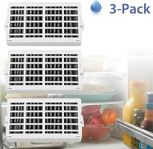 Miniatura 4 de Paquete de 3 filtros de aire W10311524 para refrigerador Whirlpool