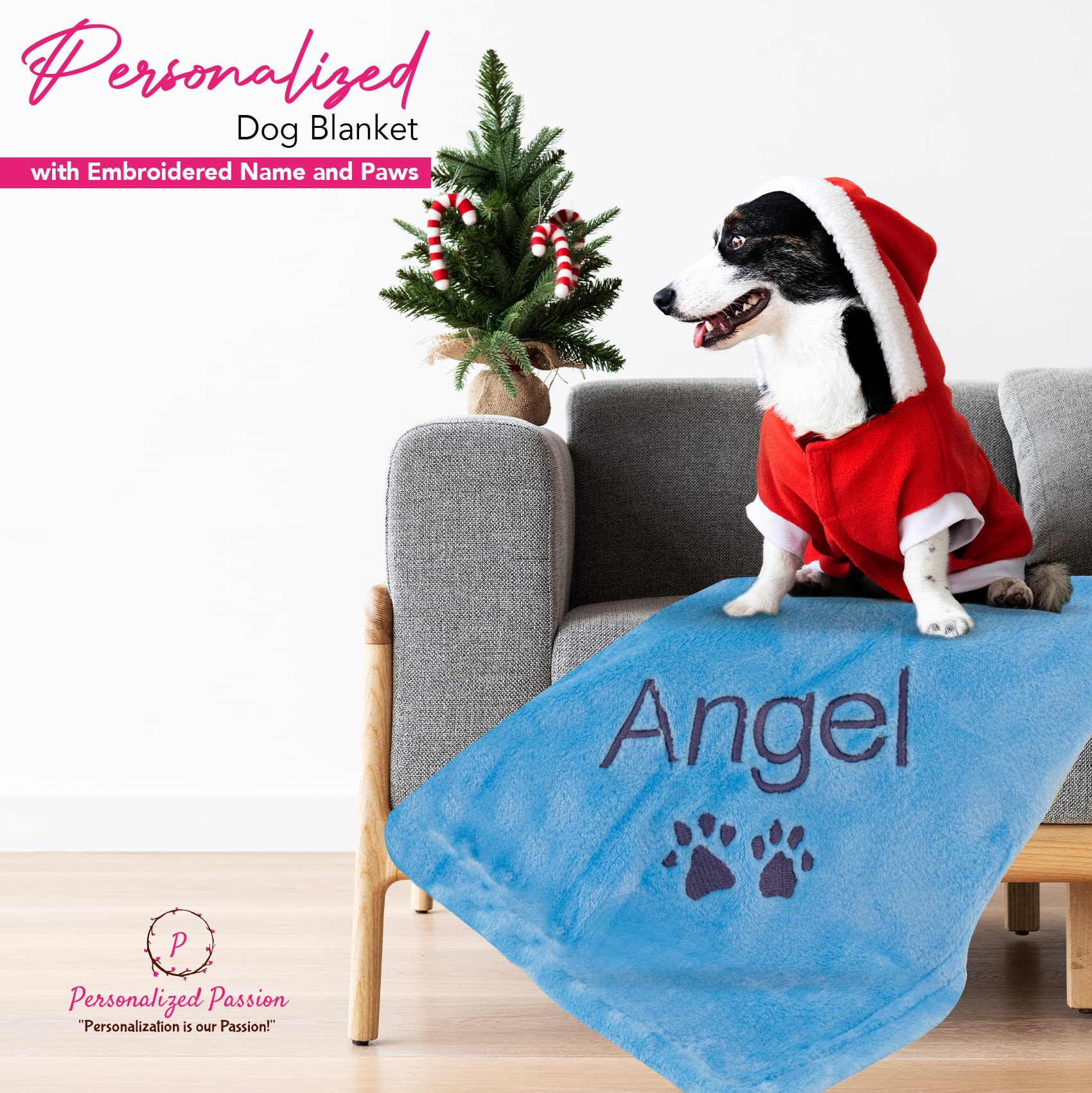 s Personalzed Photo Pet Blanket Custom Dog Pcture Blankets