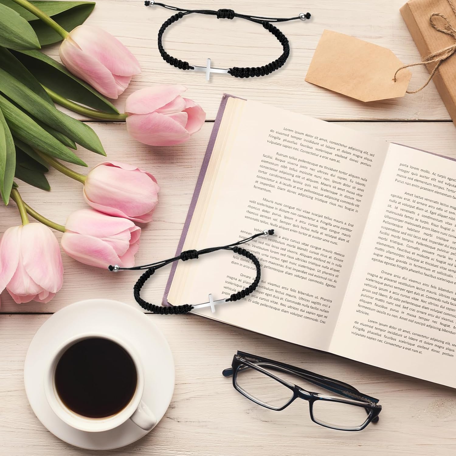 120 Pcs Cross Bracelets Bulk Adjustable Christian Bracelets for Men and Women, Handmade Braided String Rope Charm Gift for Baptisms, Church, Funerals, Friendship - Image 6