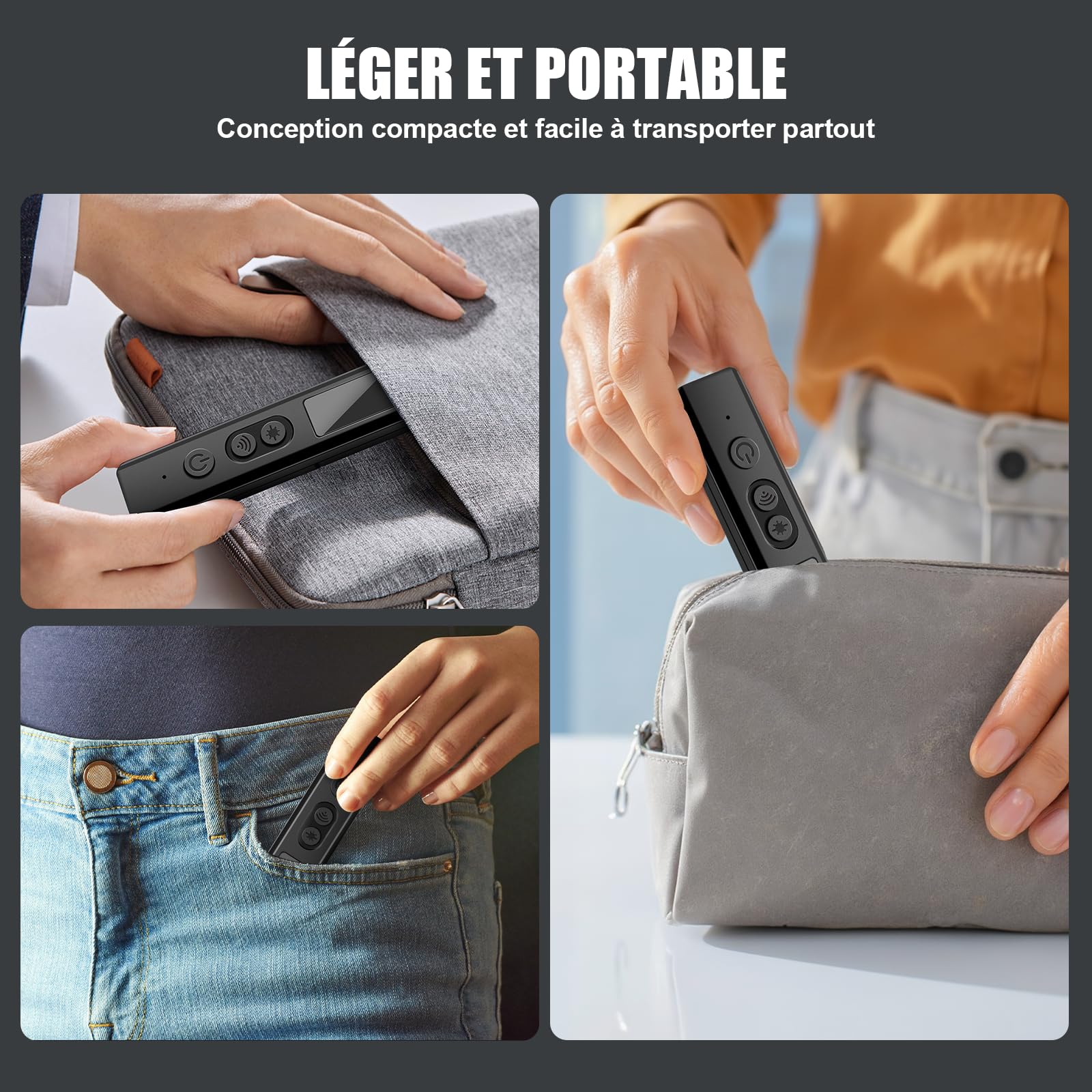 Detecteur de Camera Micro Espion, Anti-Espion GPS Tracker Scanner Détecter, Détecteur de Bugs Micro Espion Ecoute a Distance pour Bureau, Hôtel, Maison