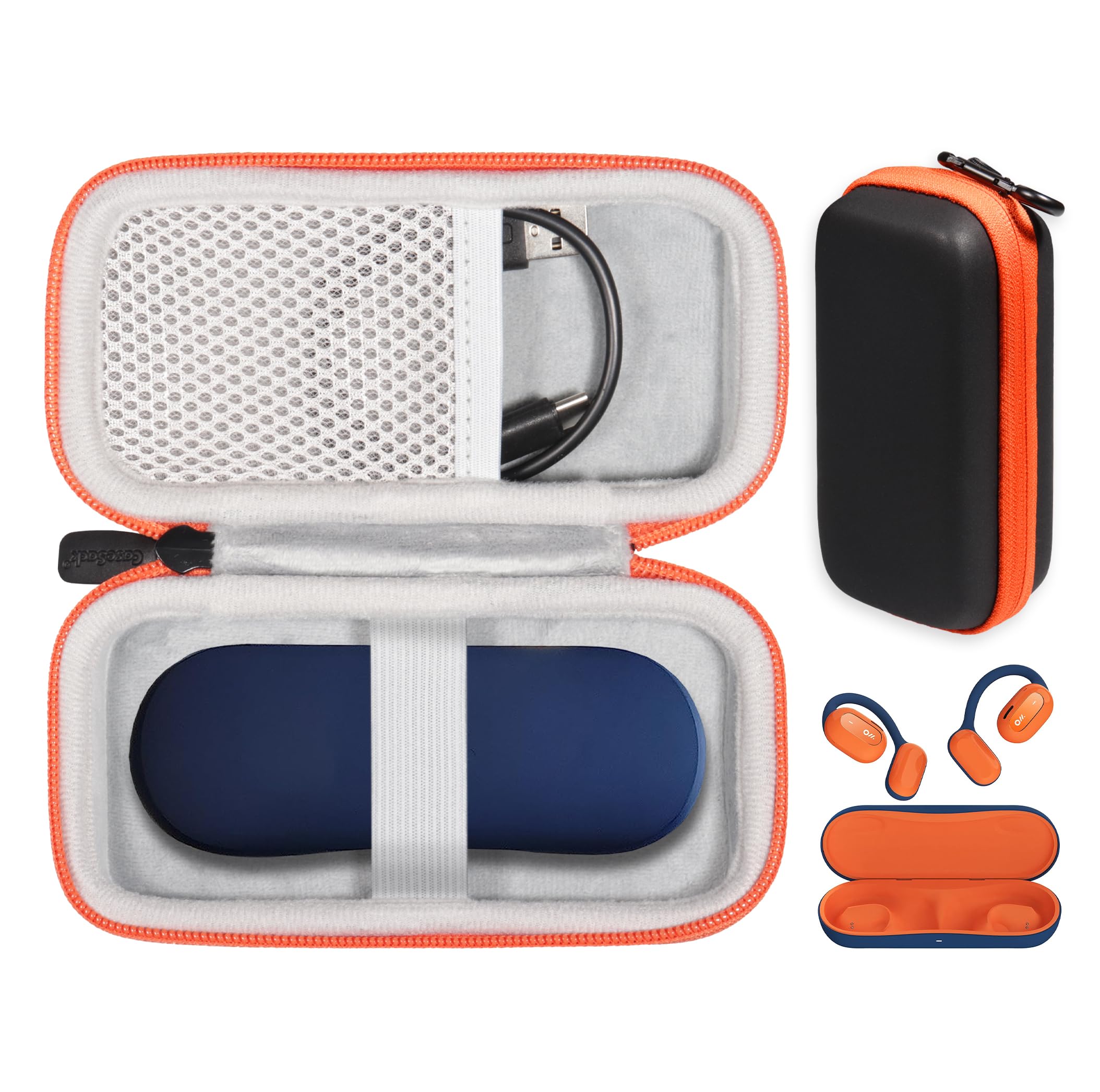 ヘッドフォン/イヤフォン Oladance Charging Case Amazon.com: CaseSack Open Ear Headphones Case for Oladance OWS 2