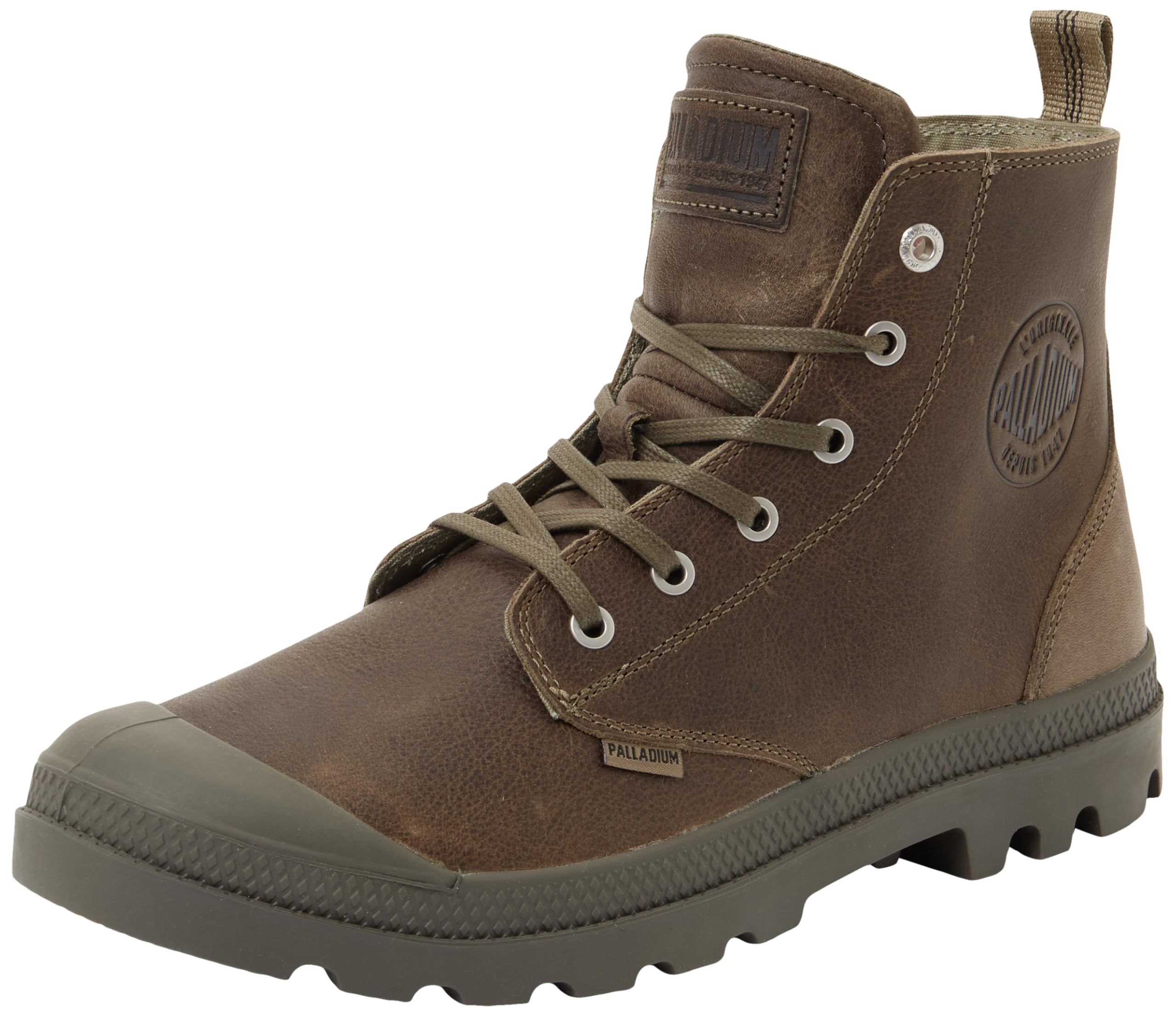 Palladium Mixed Pampa Zip LTH ESS Boot, Brown, 9 UK